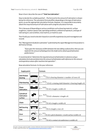 TPM-11: Oil Control II