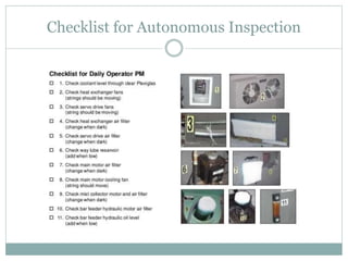 Checklist for Autonomous Inspection
 