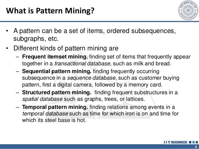 Temporal Pattern Mining
