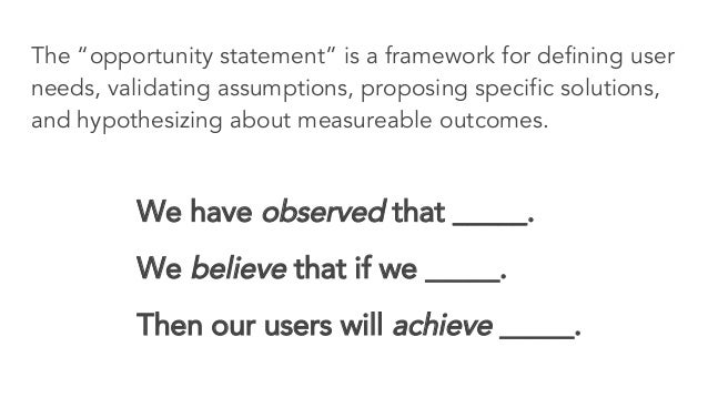 Problem Statement Definition