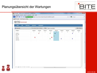 Planungsübersicht der Wartungen




                                  www.b-ite.de
 