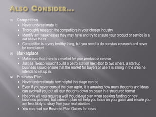 Strategic Considerations for a New Business