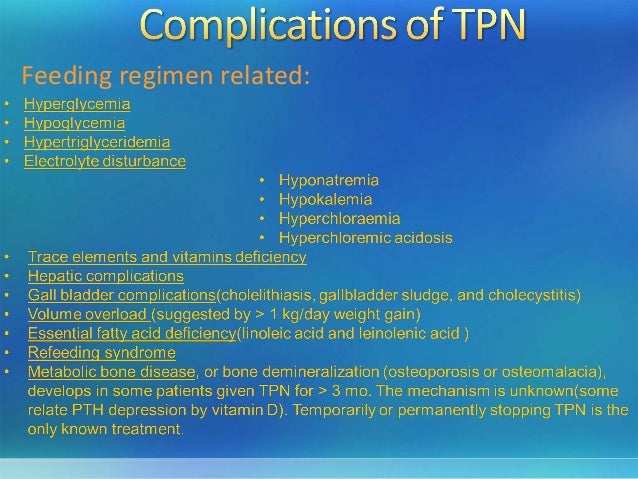 tpn complications