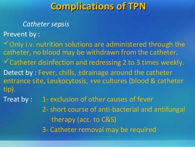 tpn complications