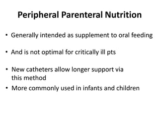 Total Parenteral Nutrition : Types, Preparation, Indication and ...
