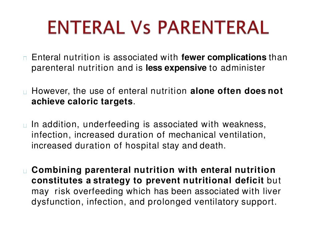 Total Parenteral Nutrition Types, Preparation, Indication and Compl…