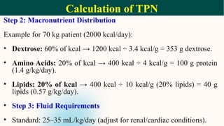 Total Parenteral Nutrition - MBSTU Pharmacy | PPTX