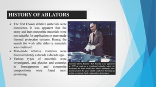 Ablative Materials | PPTX
