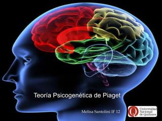 Teoría Psicogenética de Piaget

                Melisa Santolini IF 12
 