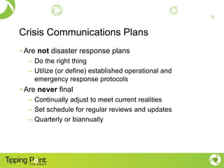 Crisis Communications Planning | PDF | Information and Network Security ...