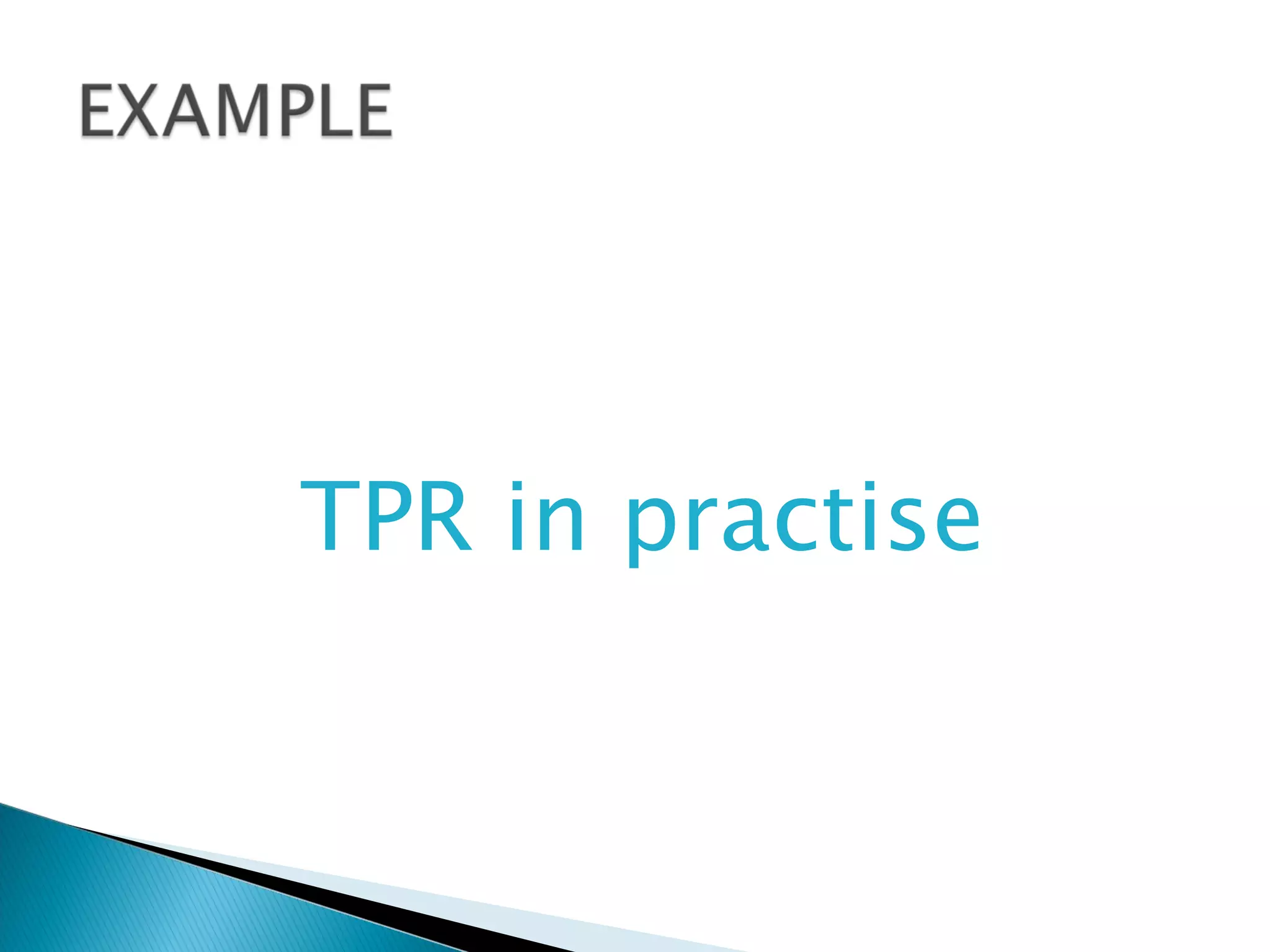 TPR | PPT