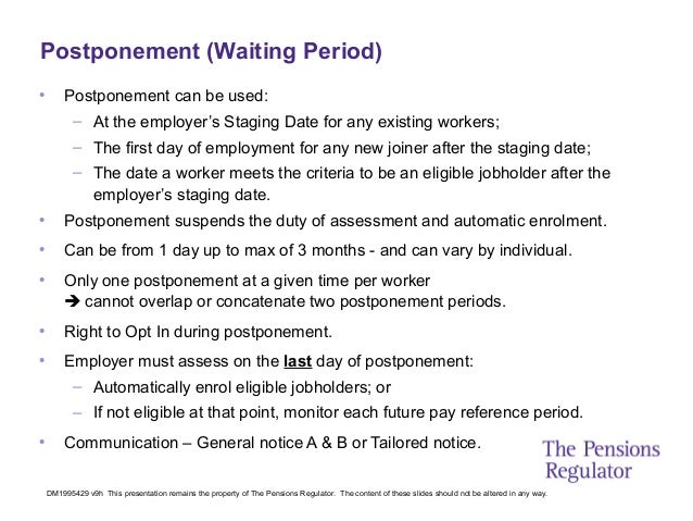 Pension Postponement Letter Template Pension Postponement Letter Template