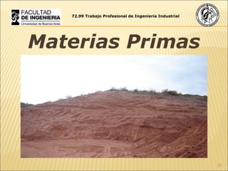 72.99 Trabajo Profesional de Ingeniería Industrial Materias Primas 