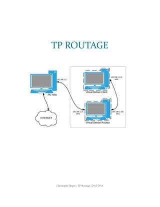 Christophe Dogny | TP Routage | 2013-2014
TP ROUTAGE
 