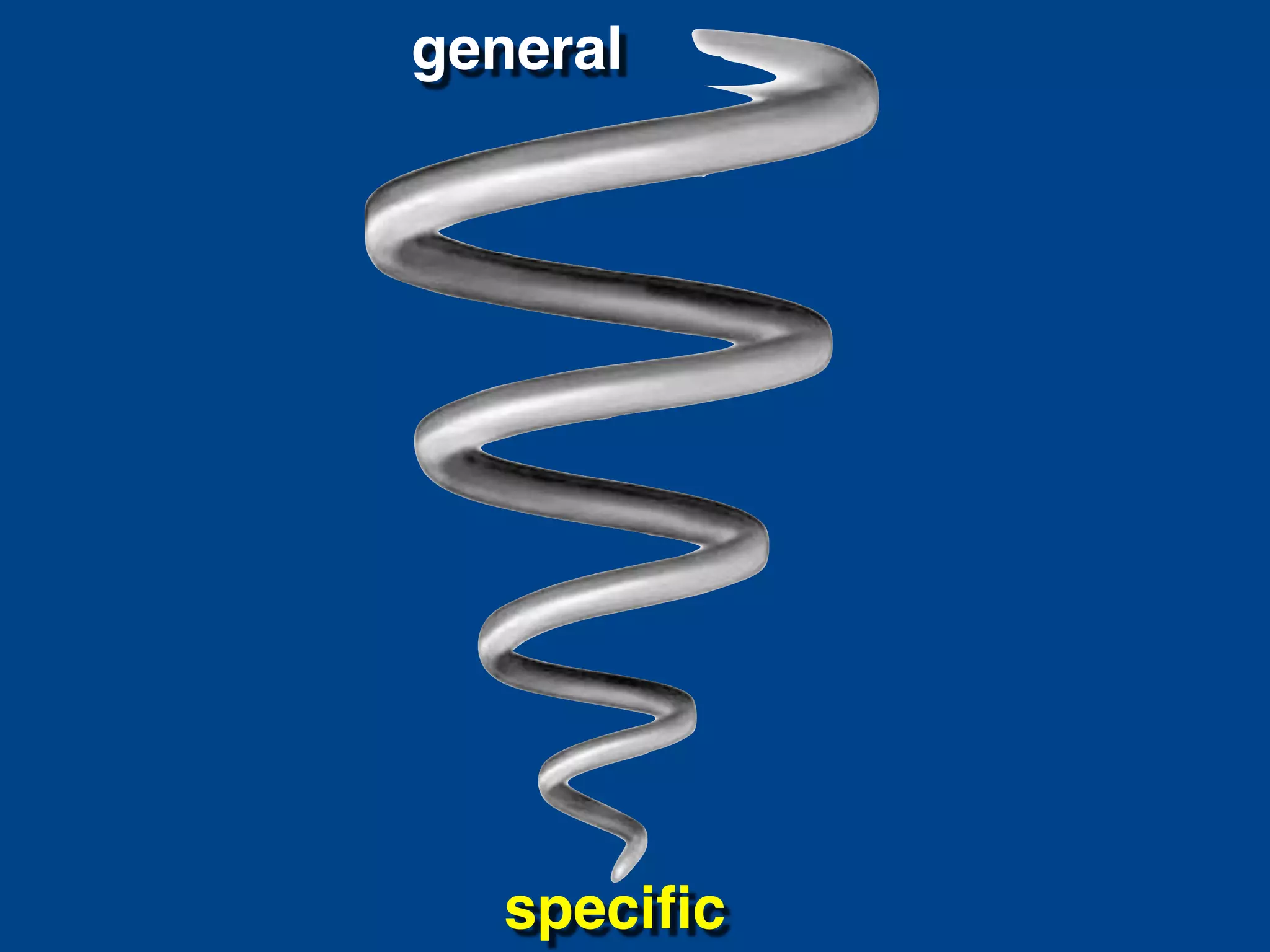 general




   speciﬁc
 