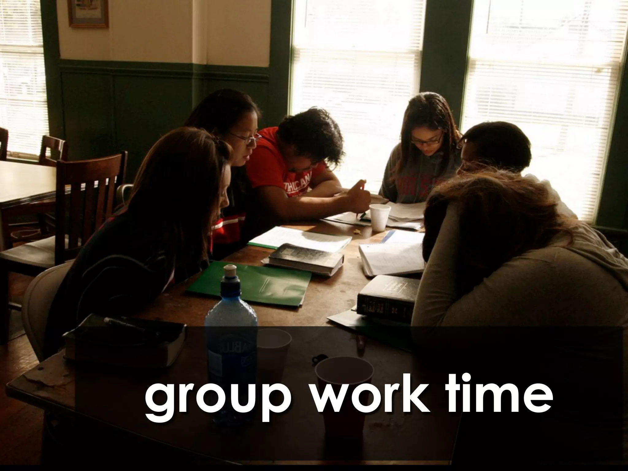 Text
      Text




group work time
 