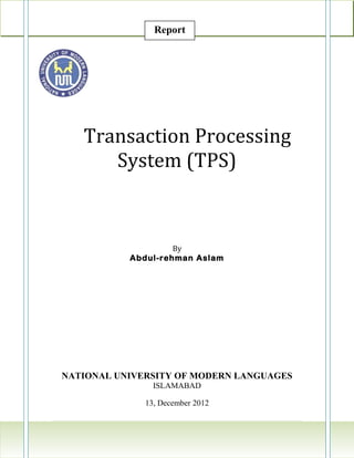 Transaction Processing System | DOC