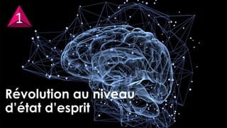 Révolution au niveau
d’état d’esprit
1
 