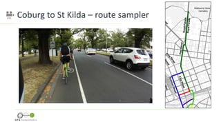 Coburg to St Kilda – route sampler
 