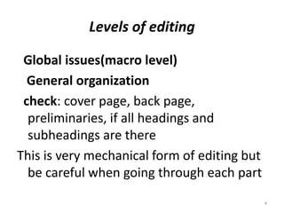 HOW MODERN EDITING TECHNIQUES ARE USED AT THE WORKPLACE ASSIGNMENT PPT ...