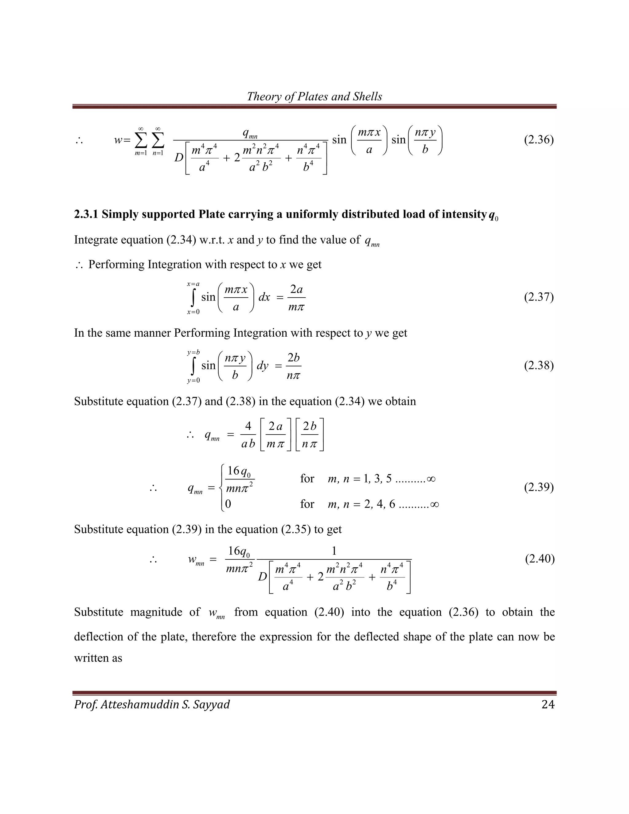 Theory of plates and shells pdf