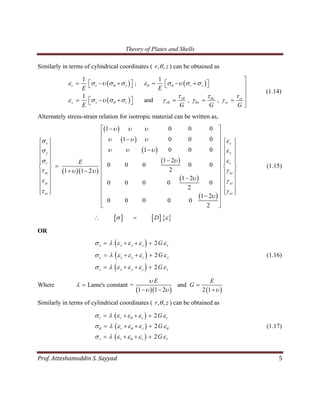 Theory of Plates and Shells | PDF