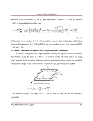 Theory of Plates and Shells | PDF