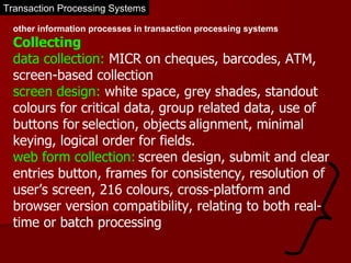 Transaction processing systems | PPT
