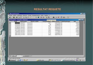 RESULTAT REQUETE
 