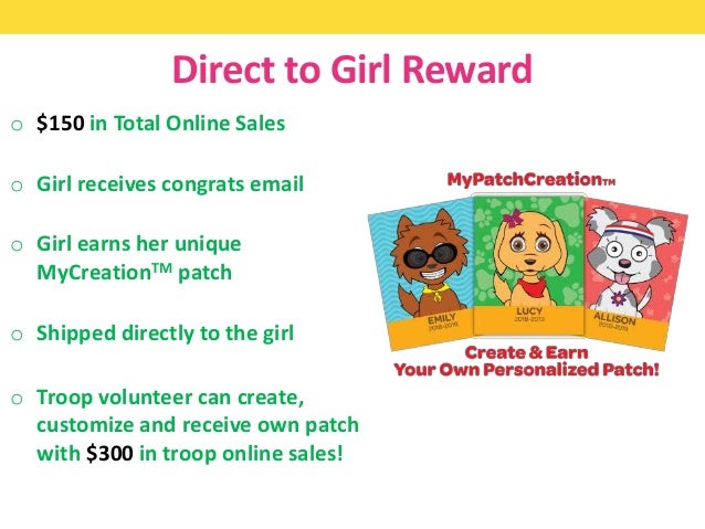 Girl Scout QSP Nuts and Magazines Award Booth Sales