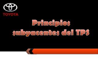 Principios subyacentes del TPS