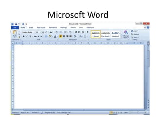 Microsoft Word
 