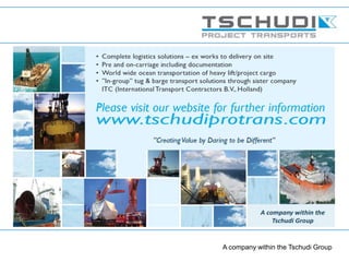 A company within the Tschudi Group
 