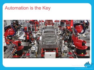 5
Automation is the Key
Photo courtesy of Steve Jurvetson via Flickr
 