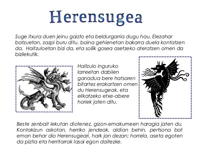Resultado de imagen de herensugea euskal mitologia