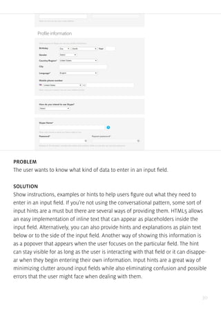 Uxpin web ui design patterns 2014 | PDF