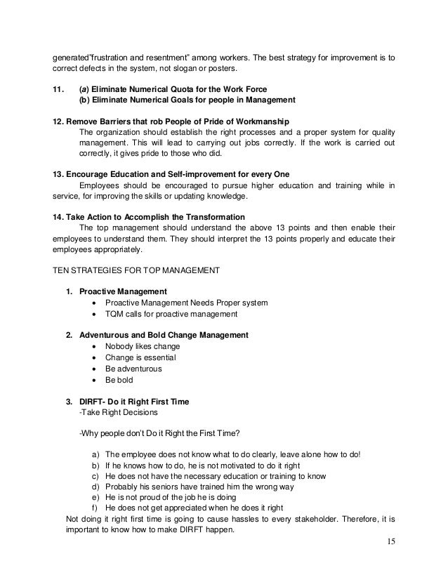 total quality management essay pdf grade 12
