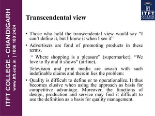 ITFT-- TQM | PDF