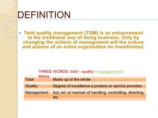 Total Quality Management | PPTX