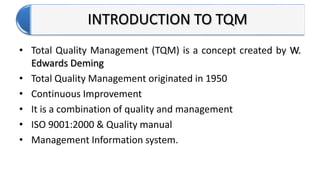 Introduction to TQM