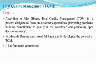 TQM.pptx Total Quality Management in Pharmaceutical Quality Assurance ...