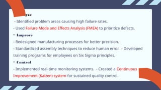 Six sigma and total quality management o | PPTX