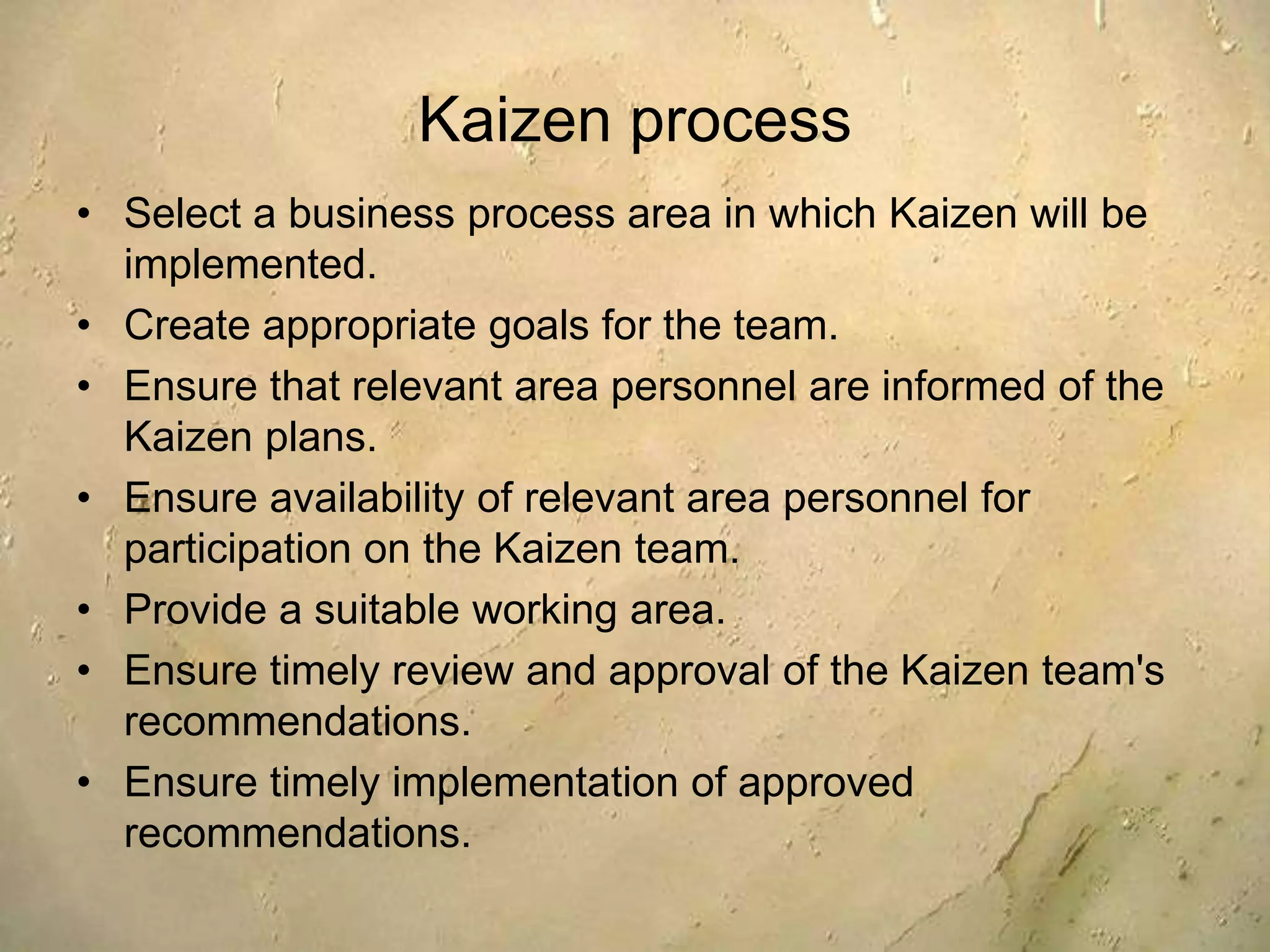 Masaaki ImaiKnown as the “Lean Guru” and the father of Continuous Improvement (CI)Pioneer and leader in spreading the Kaizen philosophy all over the world Authored the book  ’Kaizen: The Key to Japan’s Competitive Success’Now companies around the world use kaizen for greater productivity, speed, quality and profits with minimal cost, time and effort, to get results and to become recognized industry leaders.