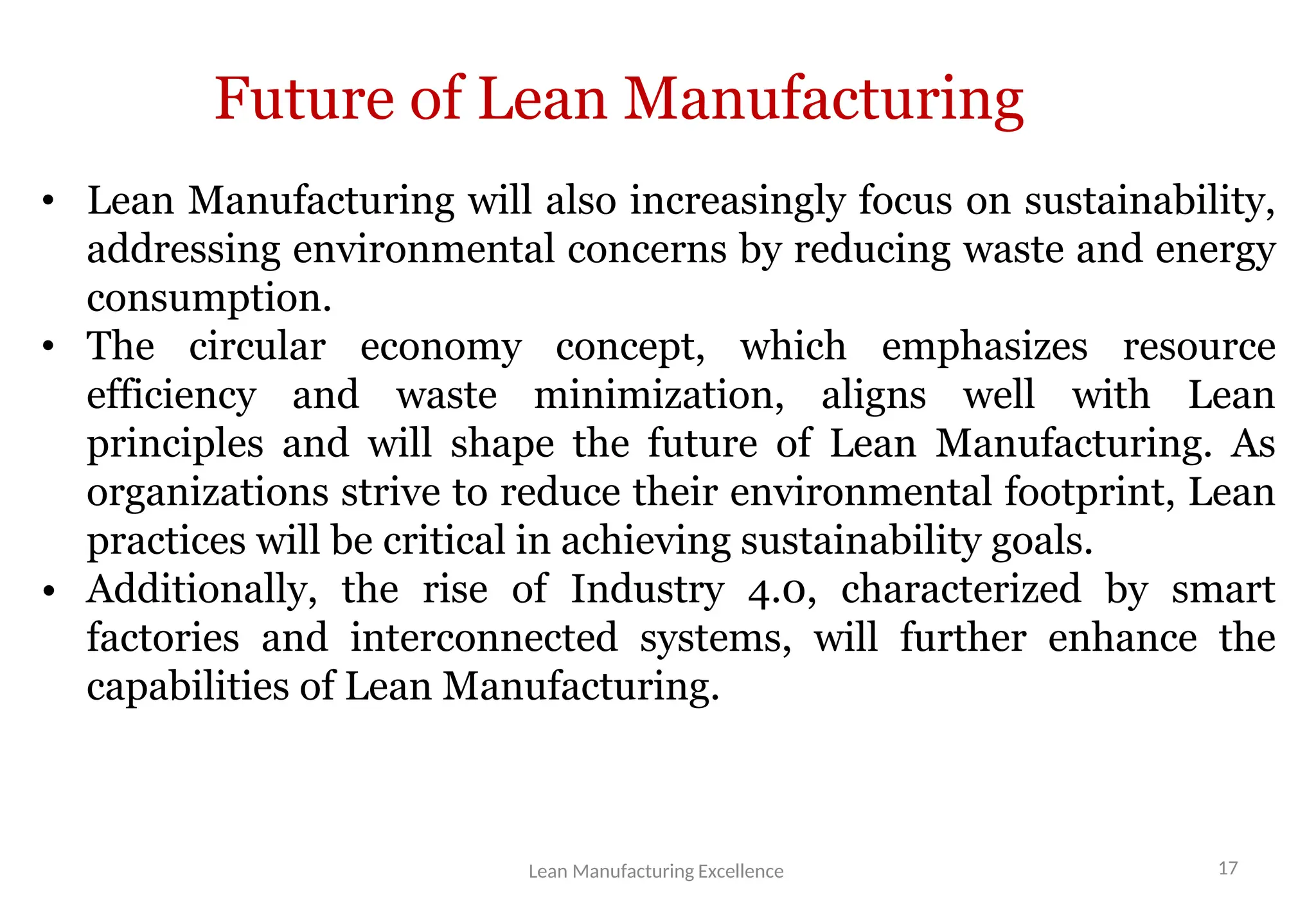 Lean Manufacturing PPT | Lean Management PPT | PPTX