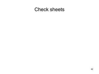 Check sheets 