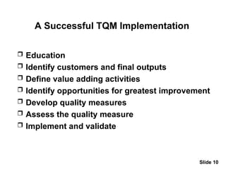 Comprehensive Guide to Total Quality Management and Business Process ...