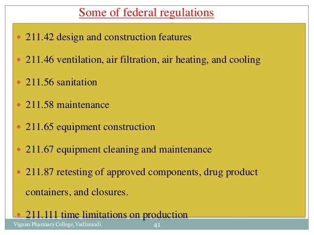 Total quality management (TQM); and current Good Manufacturing Practiâ€¦