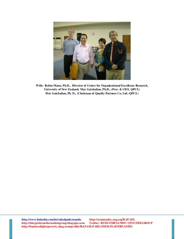 The Creation of the Total Quality Management (TQM The Creation of the Total Quality Management (TQM