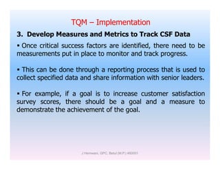 Total Quality Management - TQM | PDF