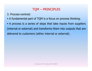 Total Quality Management - TQM | PDF